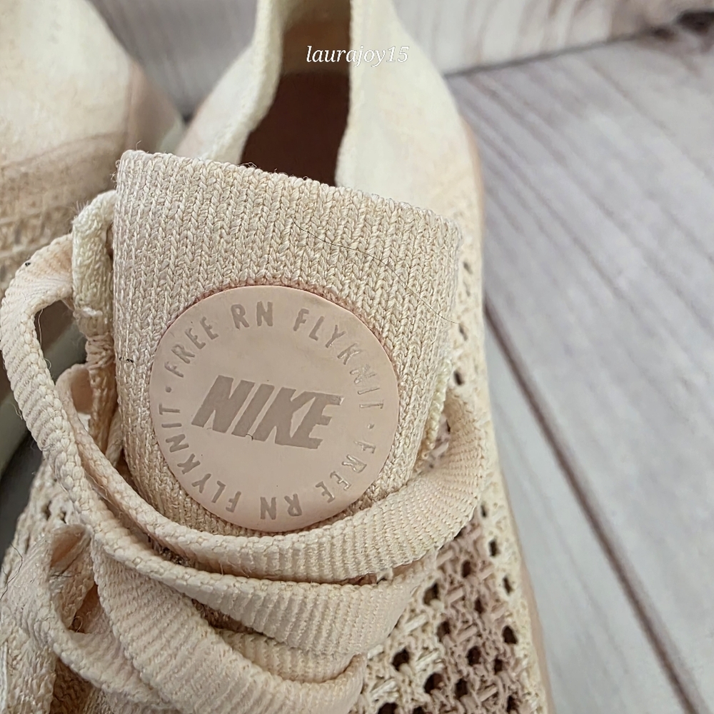 ๐SOLD๐ Nike Free RN Flyknit Sneakers Pink Lightweight Running 2018 Womens 6 - Picture 3 of 12